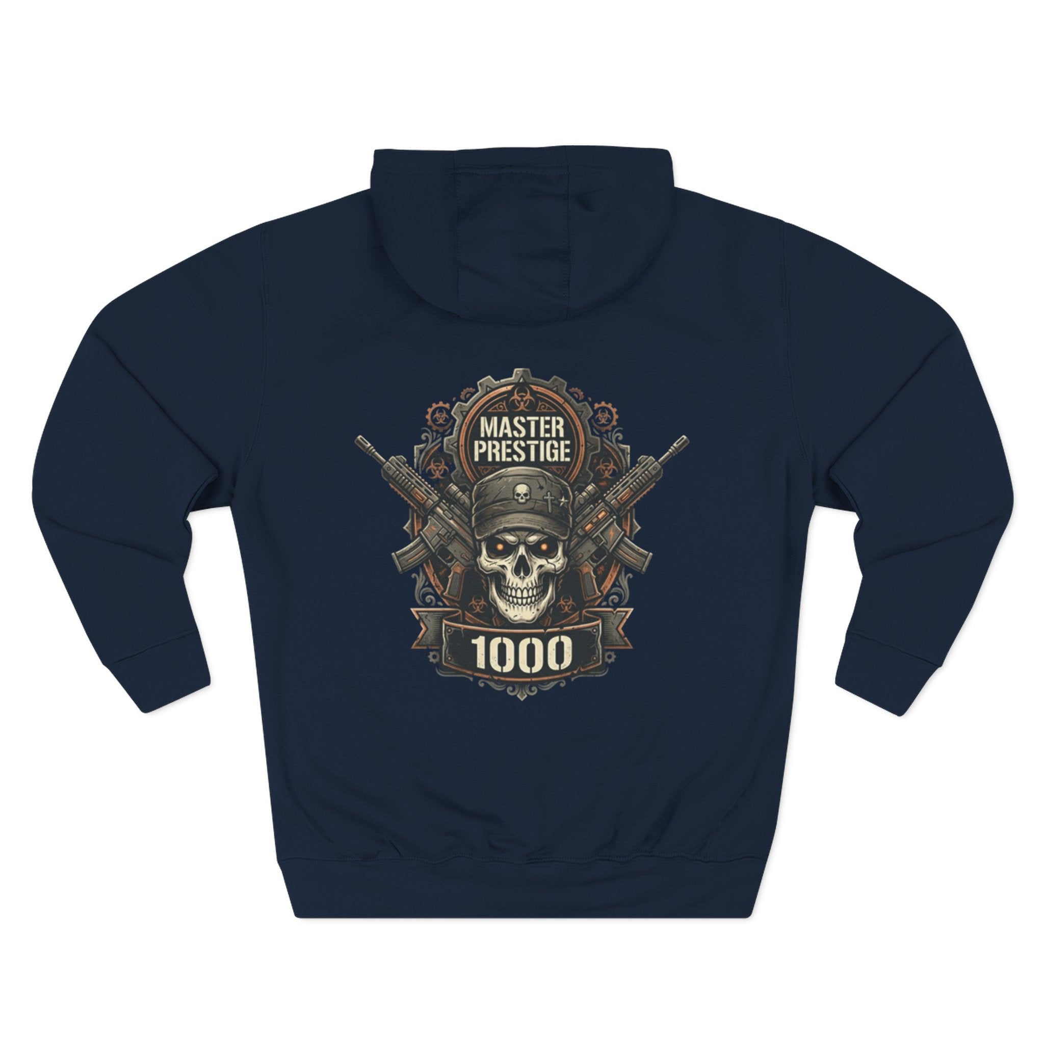 Three-Panel Fleece Hoodie