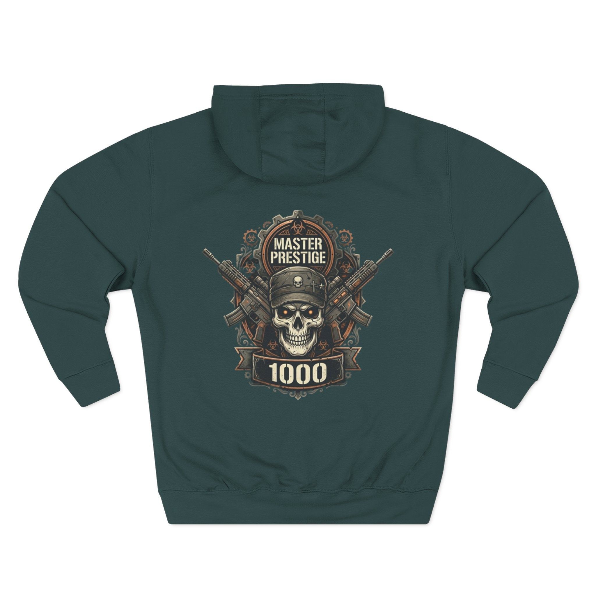Three-Panel Fleece Hoodie