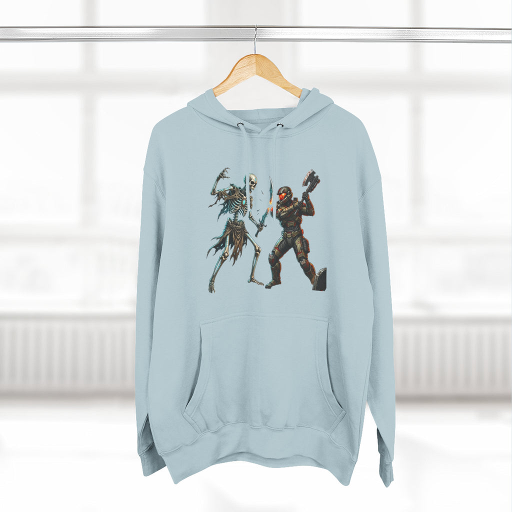Three-Panel Fleece Hoodie