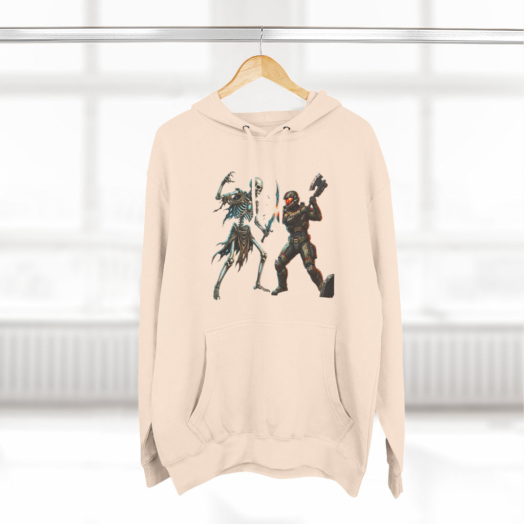 Three-Panel Fleece Hoodie