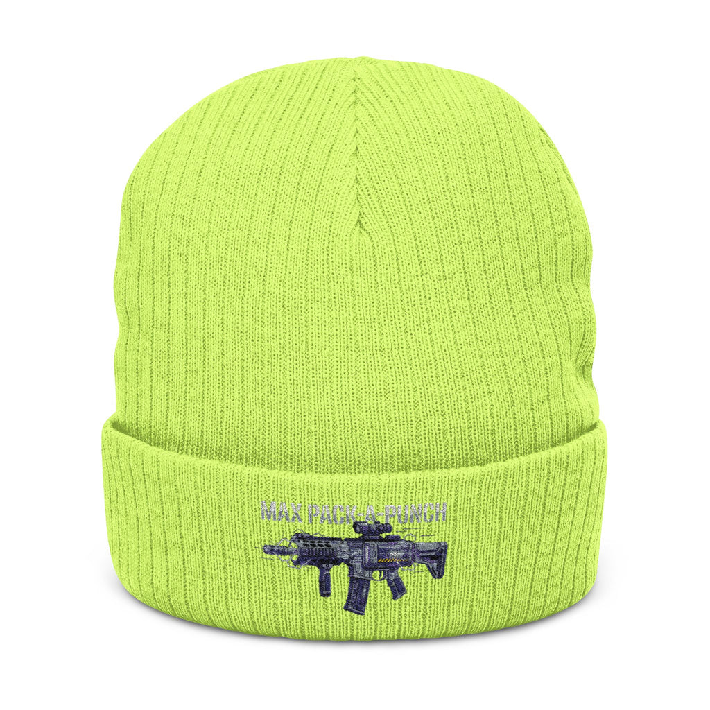 Ribbed Knit Beanie (Embroidery)
