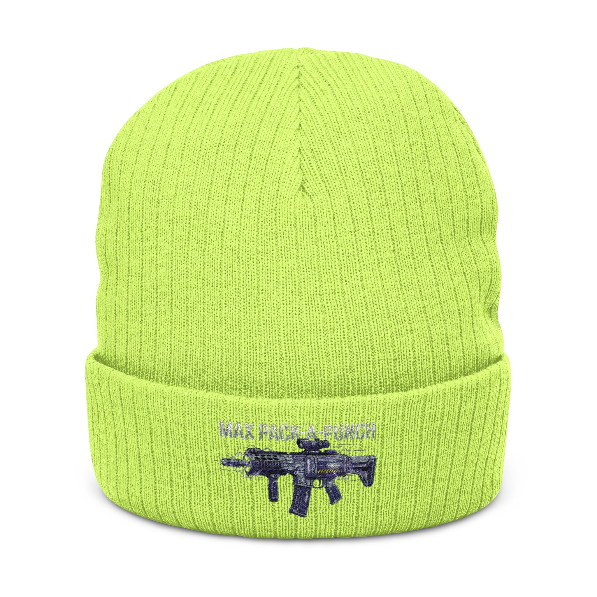 Ribbed Knit Beanie (Embroidery)