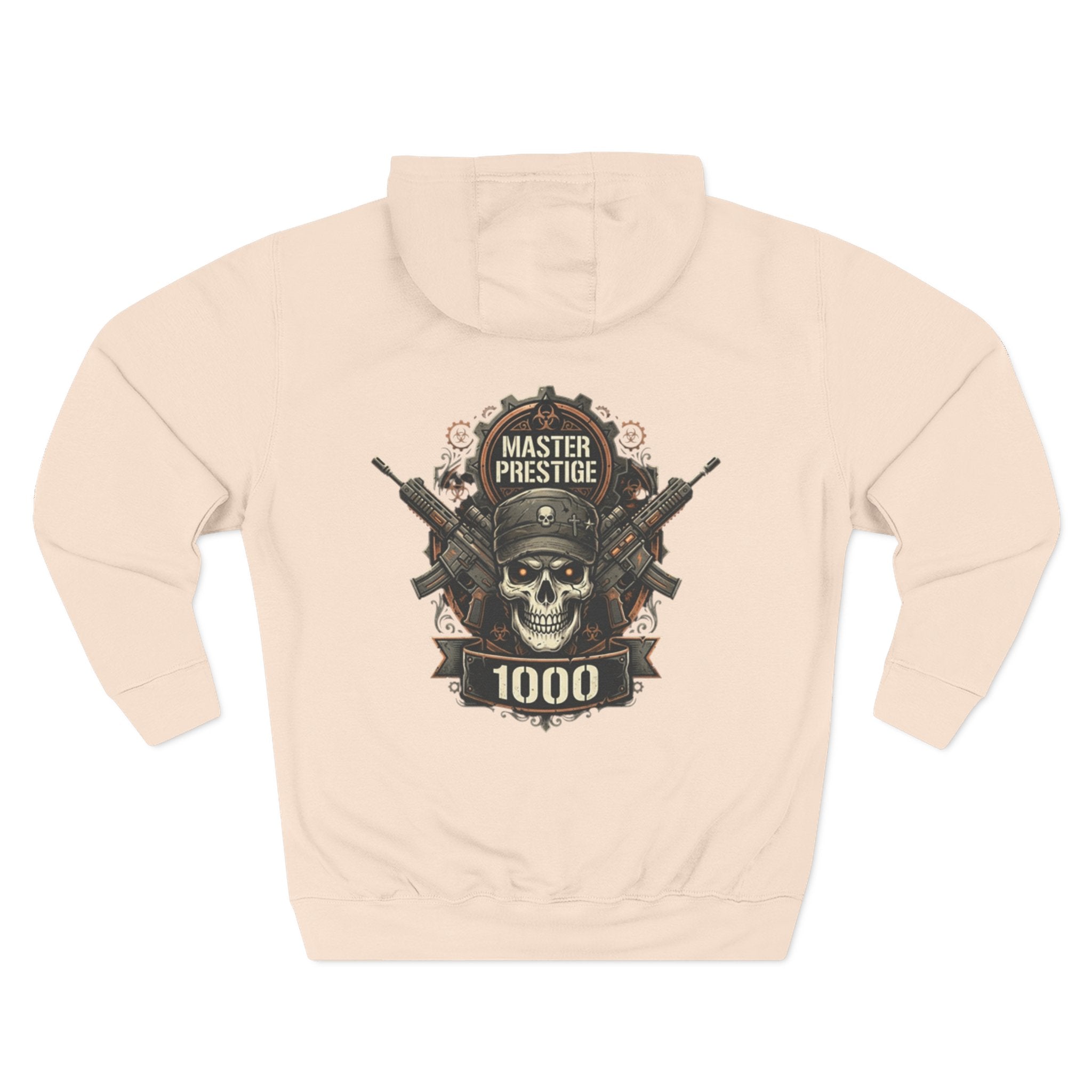Three-Panel Fleece Hoodie
