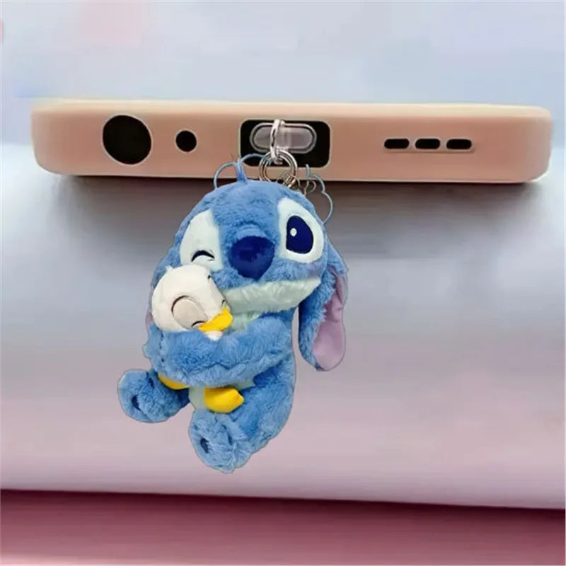 Stitch 2D Phone Dust Plug - Dustproof Charging Port Charm for Type-C & Lightning (Android & iPhone)