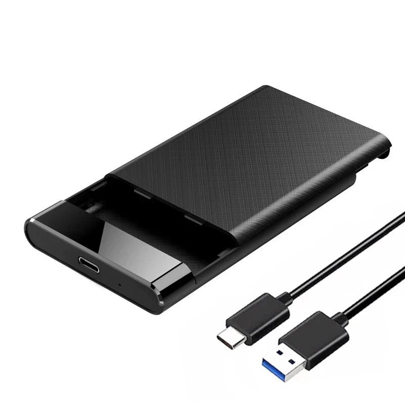 2.5-Inch Tool-Free USB 3.1 Type-C SSD/HDD Enclosure Portable SATA External Drive Case